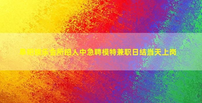 衡水酒吧招聘